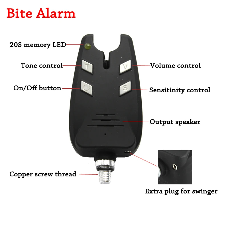 JSFUN 3PCS Carp Fishing Alarm  - Fish Alarm ulasan dan harga