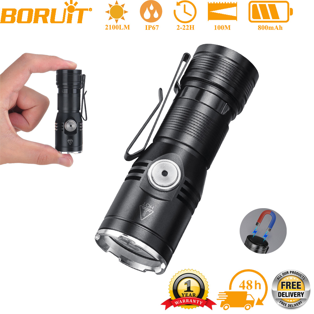 BORUiT ET15 EDC Flashlight Ult - Fish Finder Battery ulasan dan harga