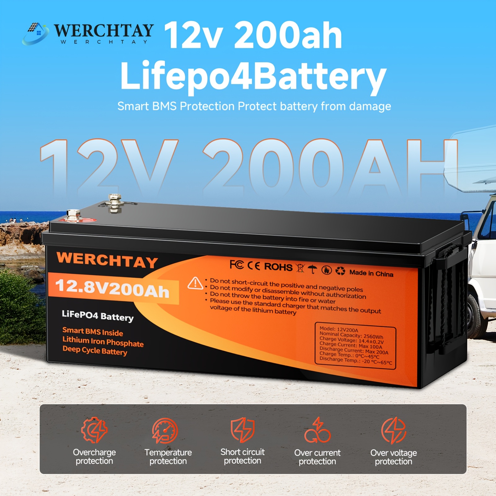 12V LiFePO4 Battery – 200Ah /  - Fish Finder Battery ulasan dan harga