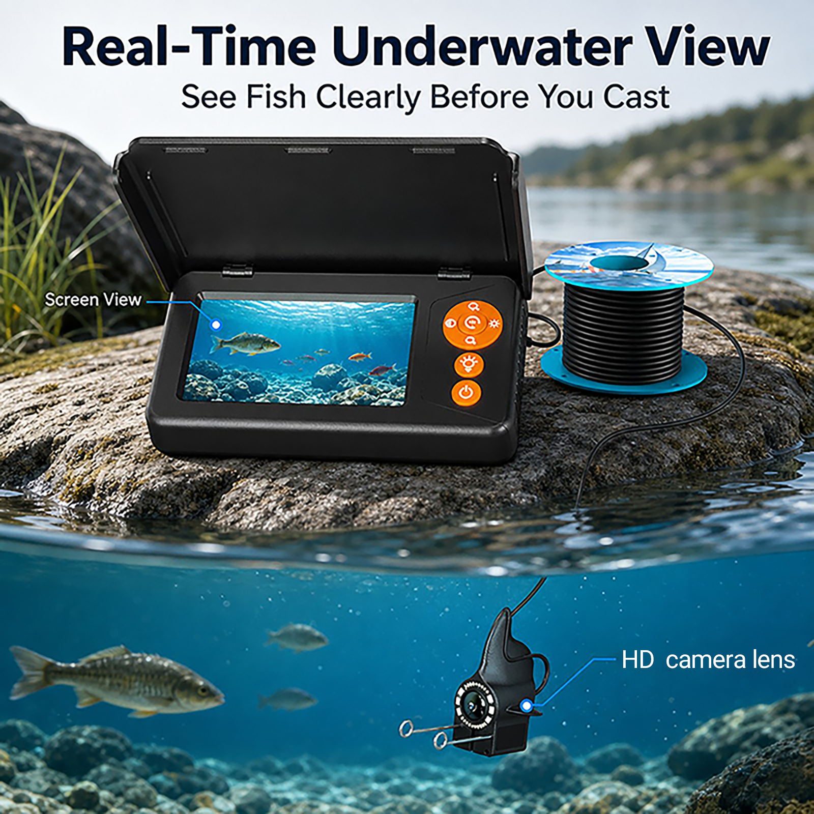 Fish Finder Underwater Camera  - Fish Finder Portable ulasan dan harga